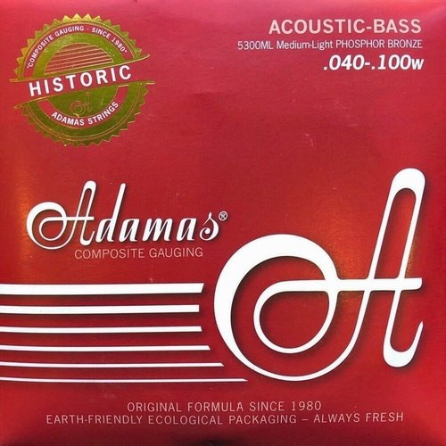 Basso - Corde Per Basso Acustico Phosphor Bronze - Set 4 Corde Med-light - 53...
