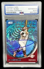 Hye Seong Kim Signed 2020 KBO Kiwoom Heroes Autographed PSA Auto Dodgers