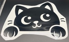 Black Cat Sticker Water-Resistant Laptop, Phone, and Bottle Sticker