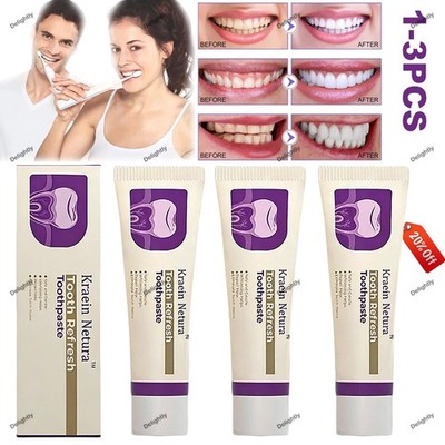 1-3PCS KREAIN Nature Oral Care Toothpaste for Toothacne & Sensitivity &Bad Mouth