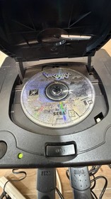 SEGA Saturn Black Home Console w/ 2 Controllers & 1 game Virtual On (MK-80000A)