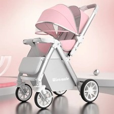 Lightweight High Landscape Baby Stroller, Sit or Lie Both Ways (0–5Y)