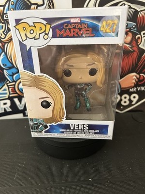 Funko Pop #427 Vers Captain Marvel Vinyl Figur Wackelkopf Originalverpackt