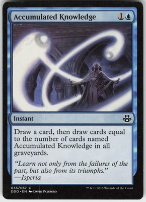 Accumulated Knowledge Duel Decks: Elspeth vs. Kiora Magic: The Gathering LP