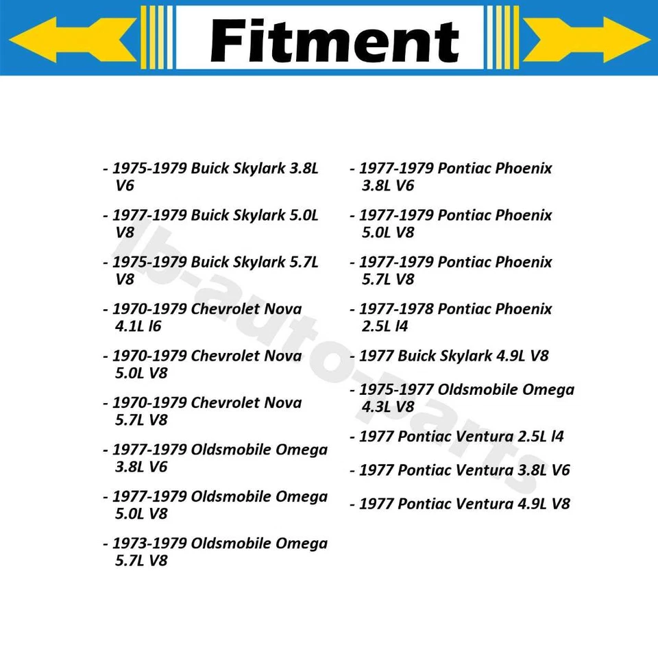 2 задних троса стояночного тормоза для 1977 Buick Skylark 4,9 л 1975 Chevrolet Nova 4,3 л - Изображение 2 из 4