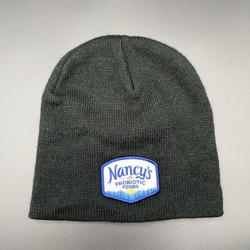 Nancy's Probiotic Foods Port & Compay Beanie Hat Black Cap
