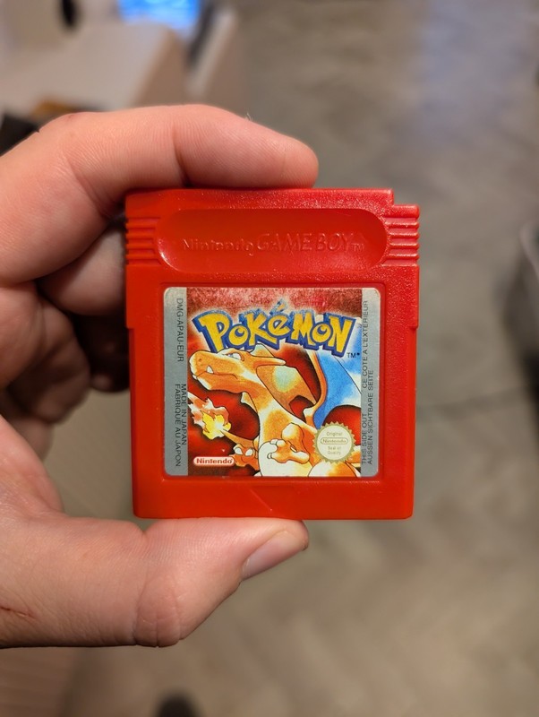 Pokemon Red Version Game Nintendo Game Boy Authentic Cartridge RPG