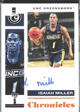 2021 Panini Chronicles Draft Picks #CR-IMI Isaiah Miller Rookie Signatures
