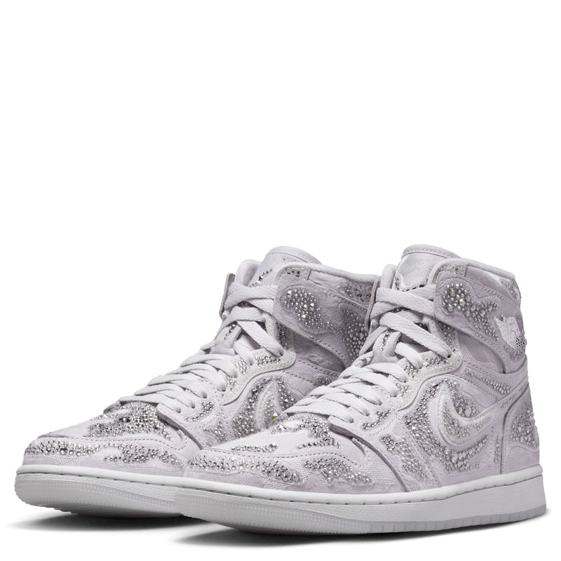 Swarovski × Nike Women's Air Jordan 1 High OG "Vast Grey" Jordan 1 Retro High OG Swarovski Vast Grey (Women's) - HF6248-002 - US