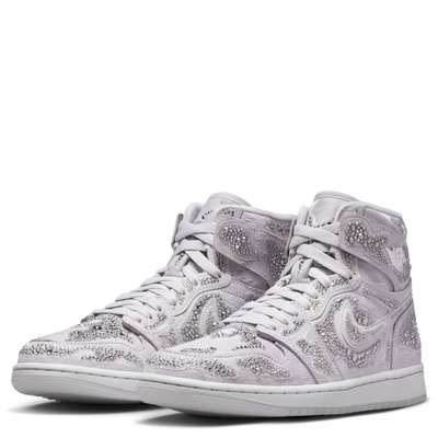 Swarovski × Nike WMNS Air Jordan 1 High OG Vast Grey HF6248-002