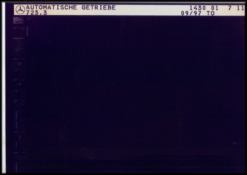 Mercedes Ersatzteilkatalog_Automatik_Getriebe_723.3_09/1997_Microfiche_Fich_Film