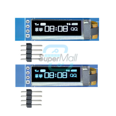 0.91''128x32 OLED LCD Display Screen IIC I2C 3.3v 5v for AVR PIC Arduino Uno R3