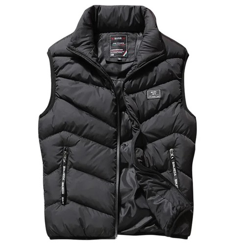 Chaleco de otoño e invierno para hombre con chaleco de algodón de plumón grueso - Picture 15 of 28