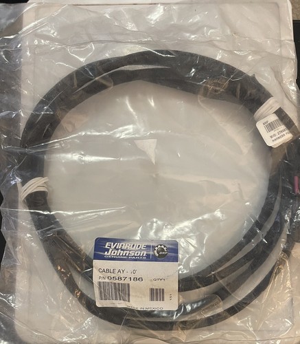 Evinrude Johnson Boat Wiring Harness 0587186 10 Ft Braided New