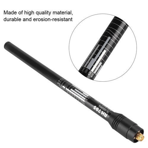 RH-795 2.15dBi 70-1000MHz Max.10W SMA J HT/Scanner Telescopic Antenna TPG - Zdjęcie 7 z 9