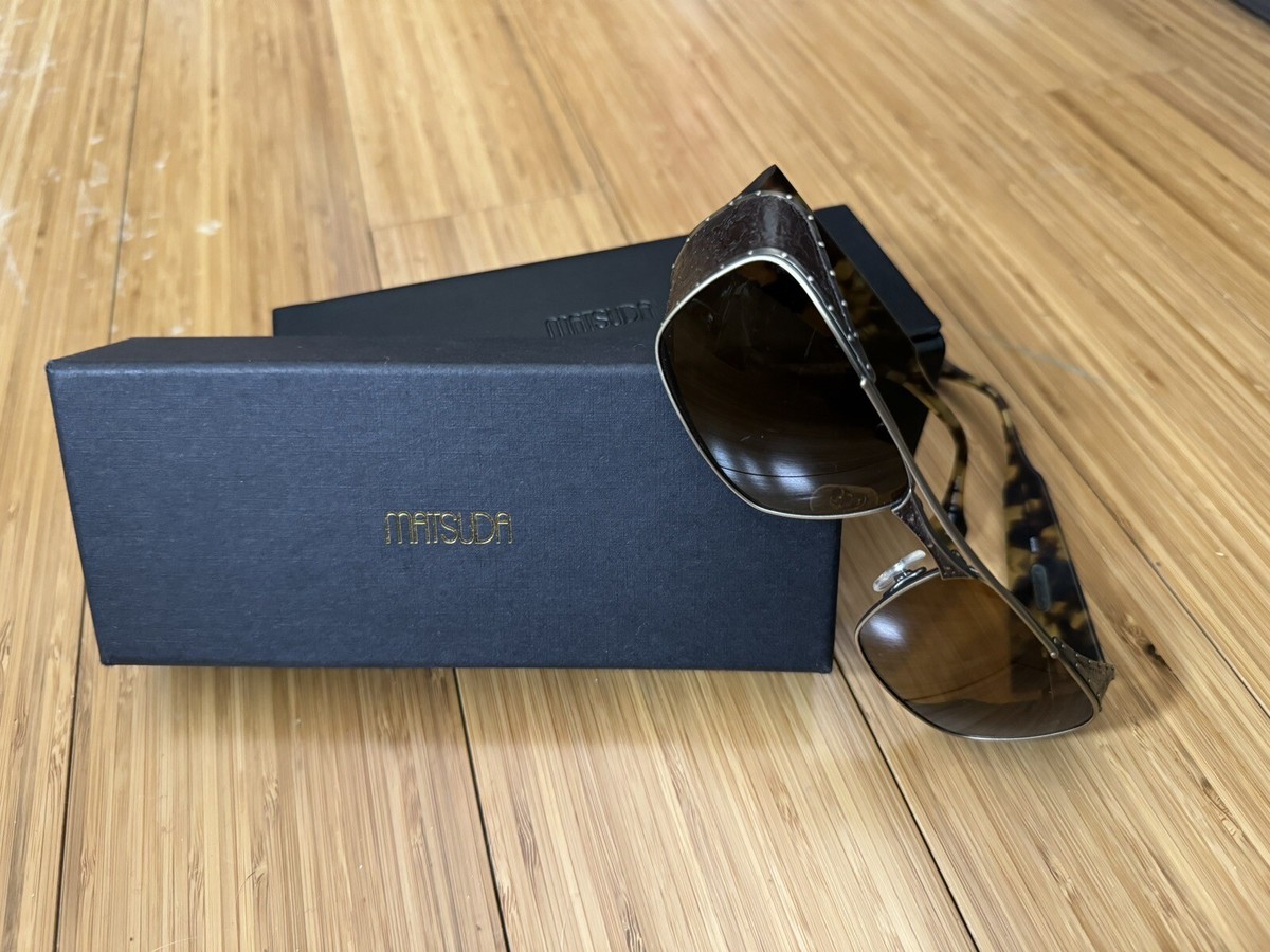 Genuine Japanese MATSUDA M3030 Antique Gold/Brown/Tortoise 