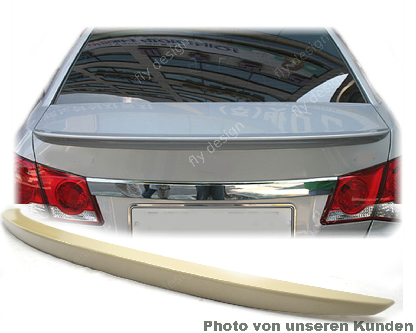 For Rear Spoiler Wing for Chevrolet Cruze up 2009 Type OE Lip Becquet Lèvre
