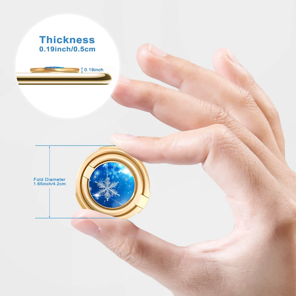 360° Rotating Finger Ring Stand Holder For Cell Phone - Image 4 of 4