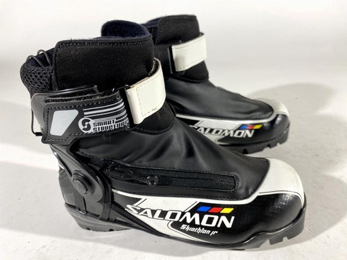 Salomon Kids Skiathlon Cross Country Ski Boots Size EU34 US2.5 SNS Pilot S107 - Picture 3 of 7