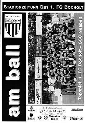 02.08.1995 1. FC Bocholt - SSC Neapel / Napoli