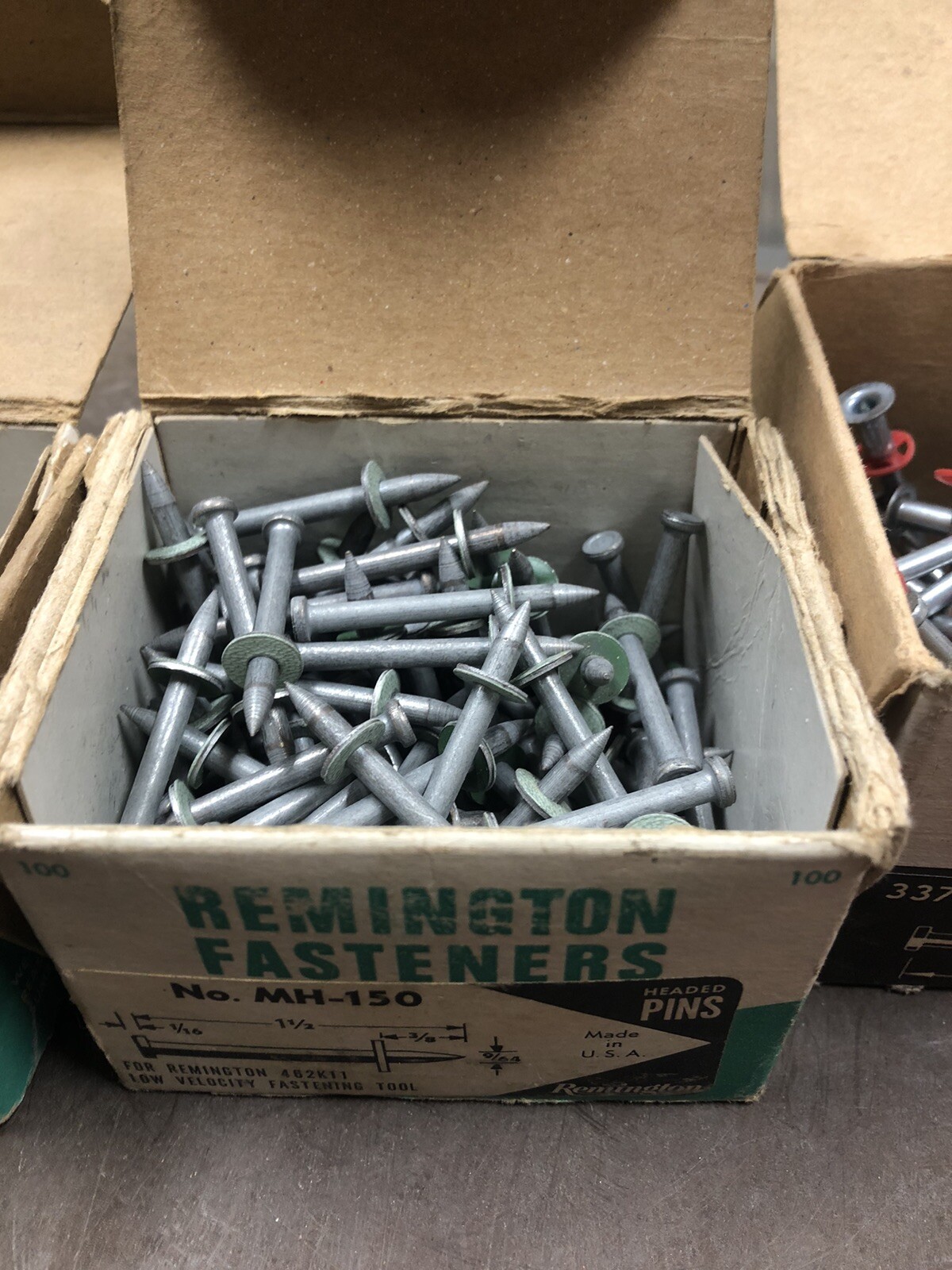 Remington Powder Actuated Tool Model 462 With Case And Fasteners eBay