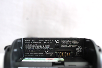 SONY VAIO VGN-UX280P MICRO COMPUTER W/PORT REPLICATOR/DOCK SONY VAIO VGN-UX280P MICRO COMPUTER W/PORT REPLICATOR/DOCK