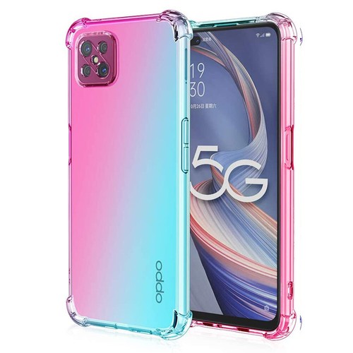 For Oppo Reno10 11 12 13 + Reno4 Z 5G Gradient Case Shockproof TPU Bumper Cover - Bild 11 von 18