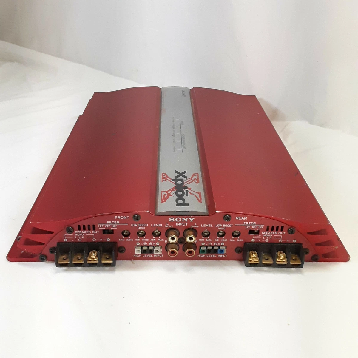 Sony Xplod XM-754HX Car stereo amplifier Untested As Is For Parts Repair