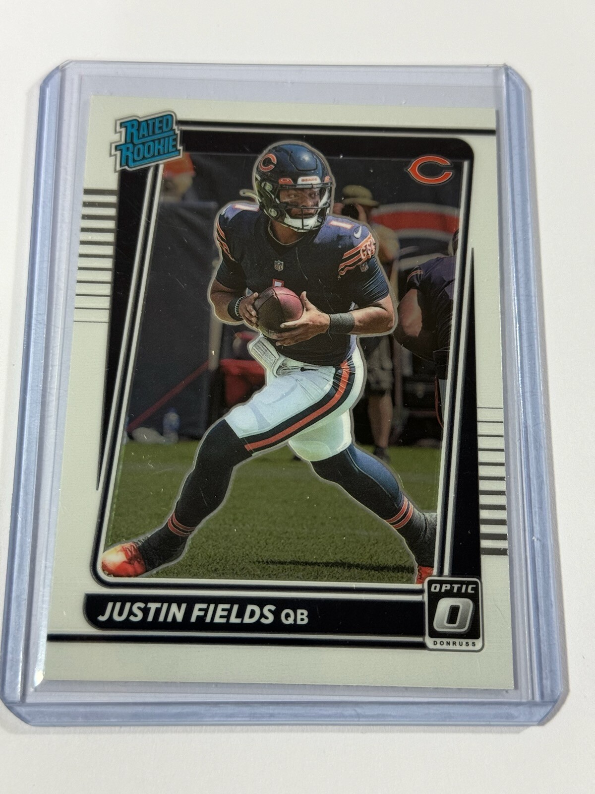 2021 PANINI DONRUSS OPTIC JUSTIN FIELDS RATED ROOKIE #204 BEARS STEELERS