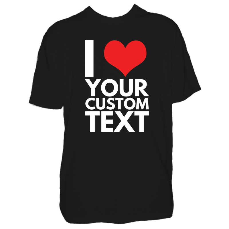 UNDERCOVER T shirt testuale personalizzata da uomo maglietta I Heart regalo personalizzato segreto Babbo Natale