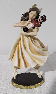 Dancing Ballet Girl Clara  & Nutcracker Christmas Tchaikovsky Display Figurine