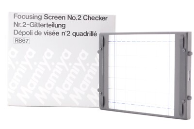 Almost Unused] Mamiya RB Focusing Screen No. 2 Grid for RB67 Pro S