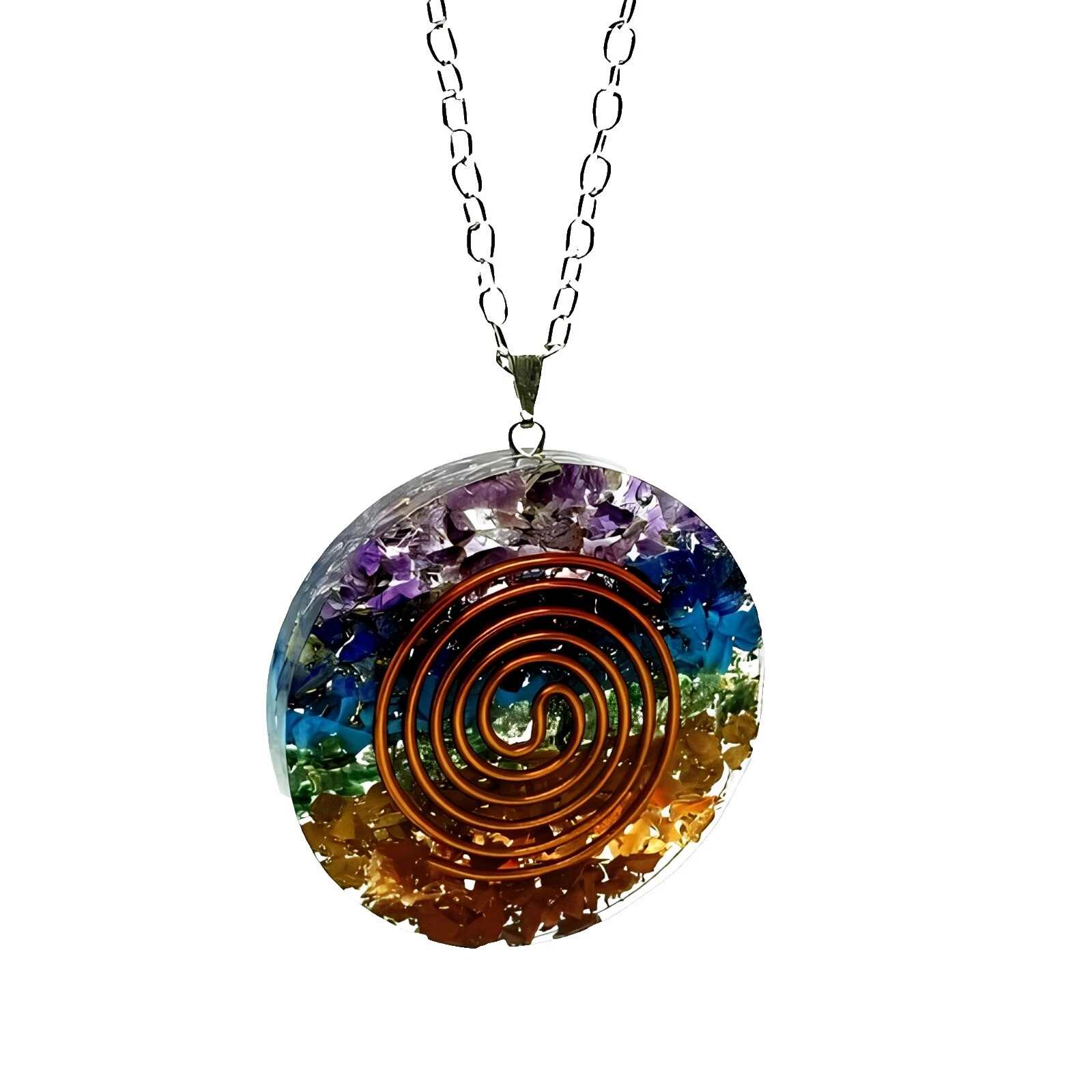 Declaración de cobre de Resina Moda Collares y Colgantes