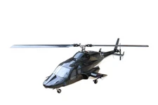 600size Airwolf ARF RC Helicopter Fuselage 600 Size Airwolf Black Superscale