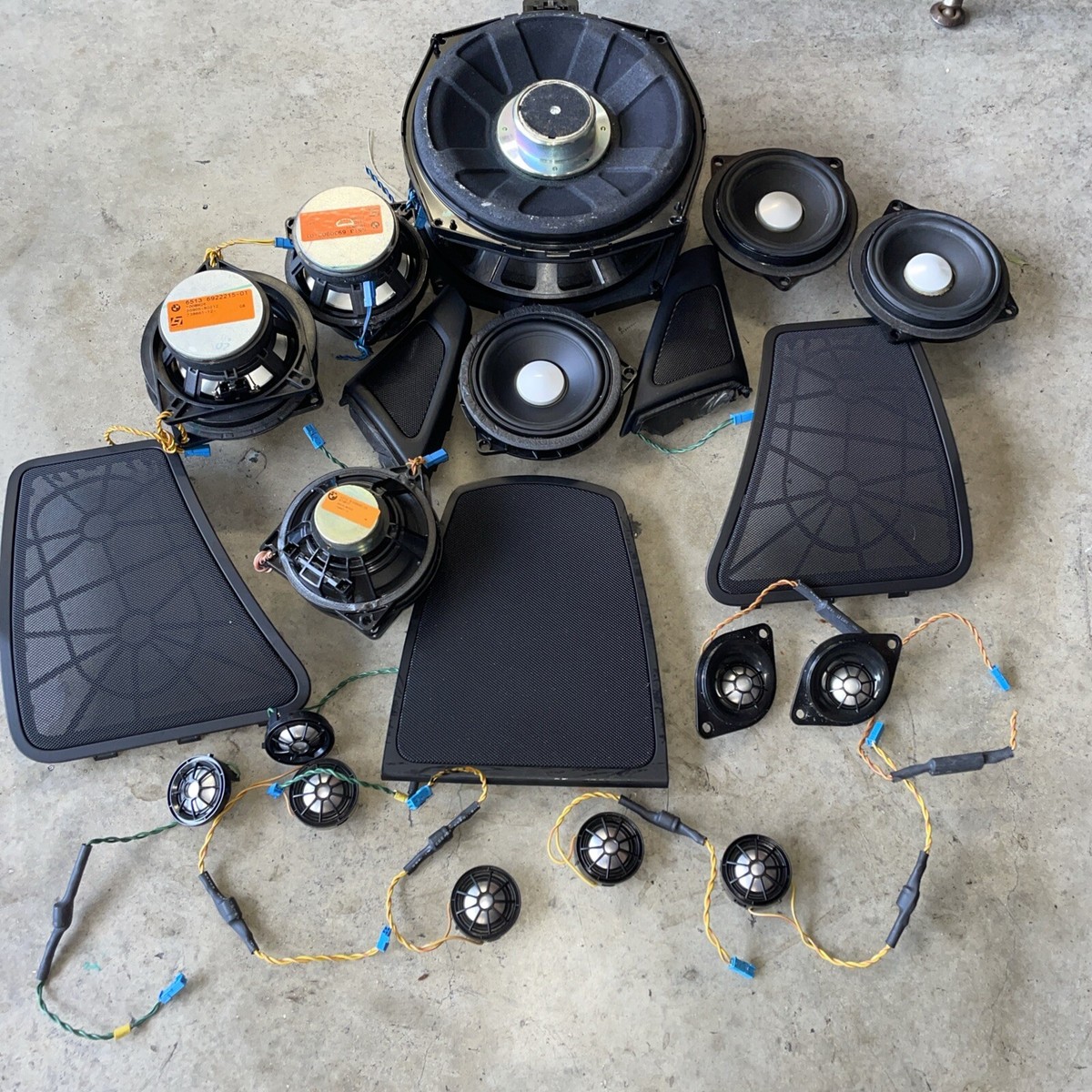 ✓ 09-17 BMW F10 F11 F12 F13 HARMAN KARDON TOP HI-FI SPEAKERS FULL