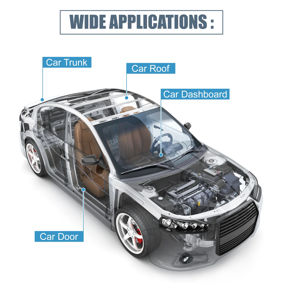 32sqft Suede Headliner Fabric Foam Back Auto Roof Repair Upholstery
