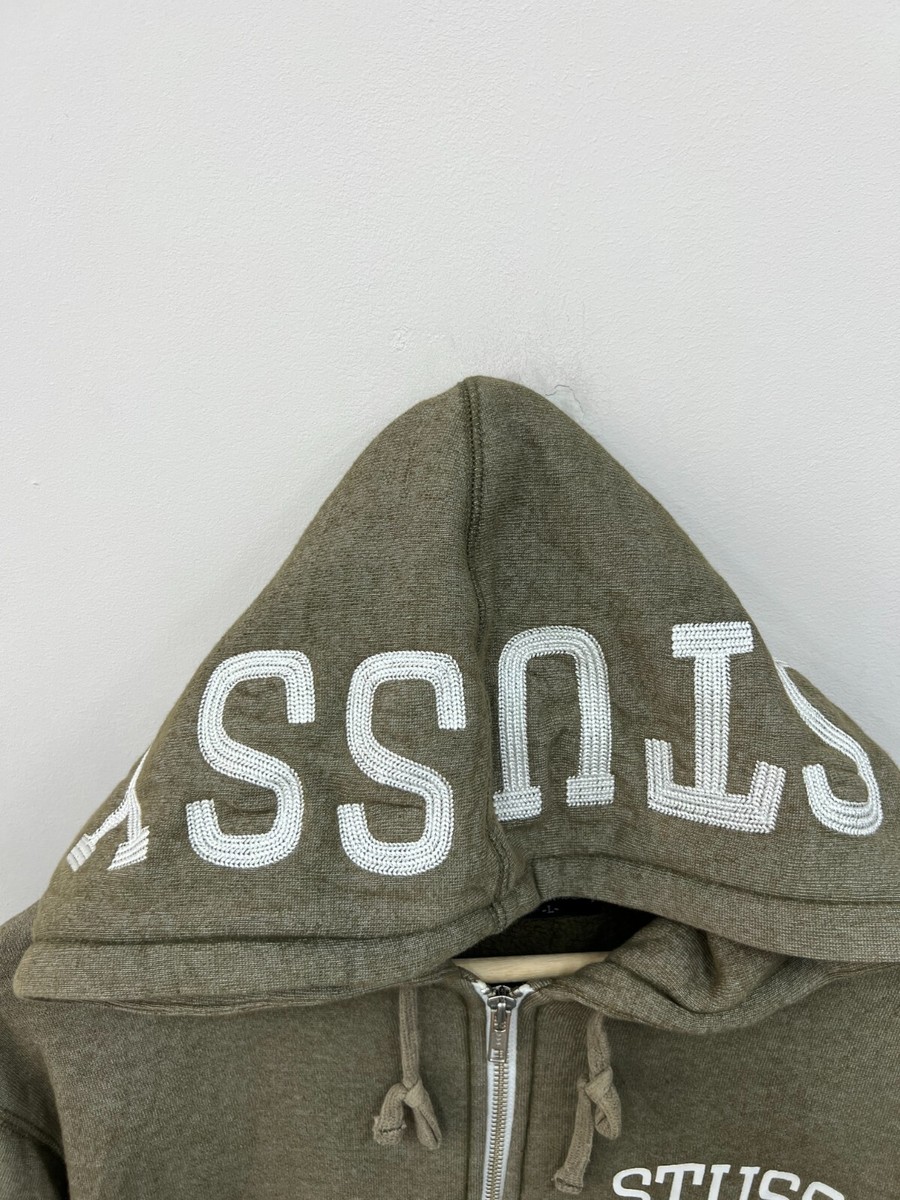 トップス 00s OLD STUSSY S/S logo zip-up hoodie s-l1200.jpg
