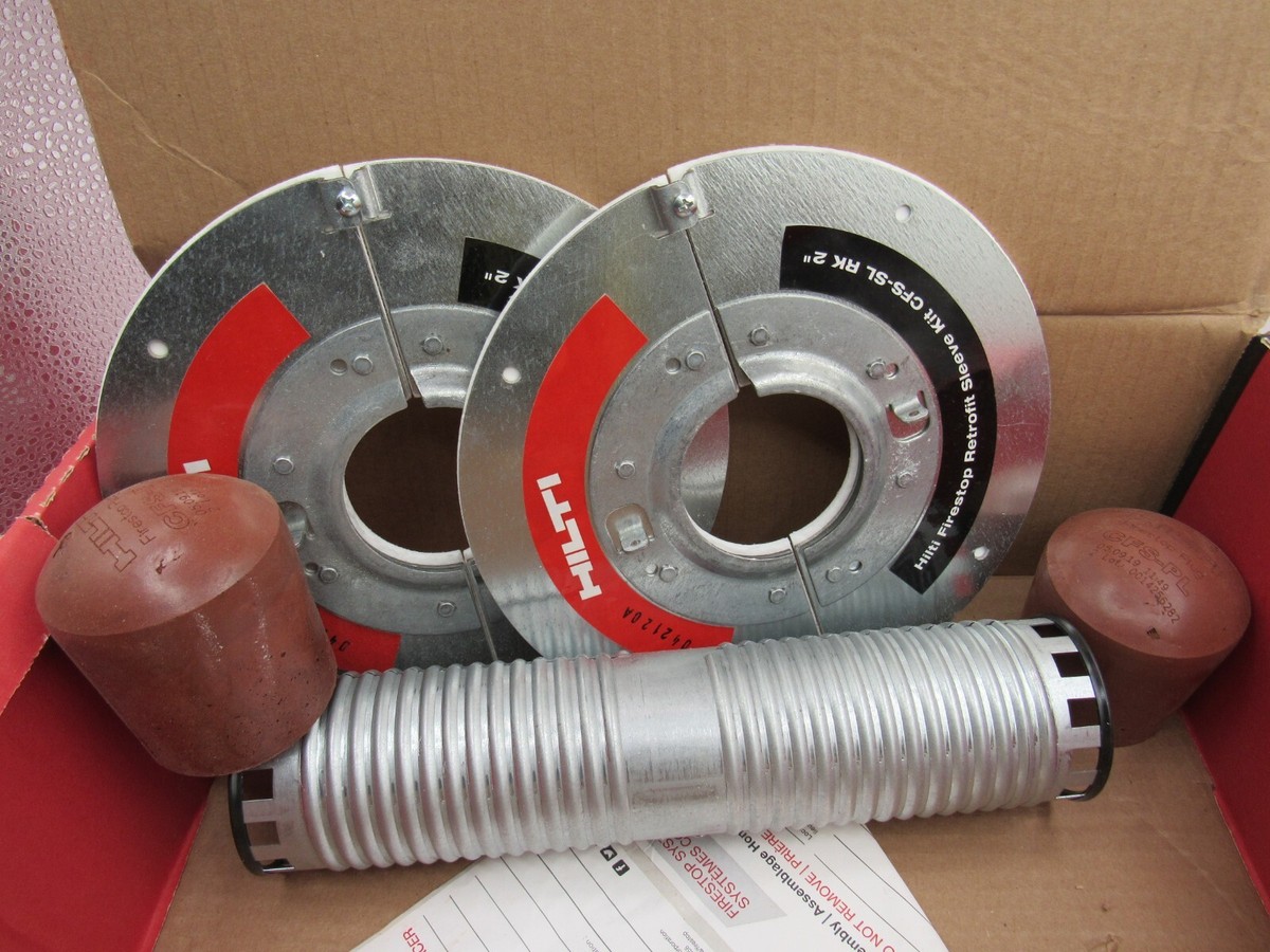 HILTI CFS-SL RK 2'' Firestop Retrofit Sleeve Kit | eBay