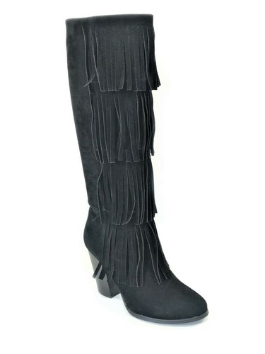 Slouch Boots Winter Ruched Flat Heel 