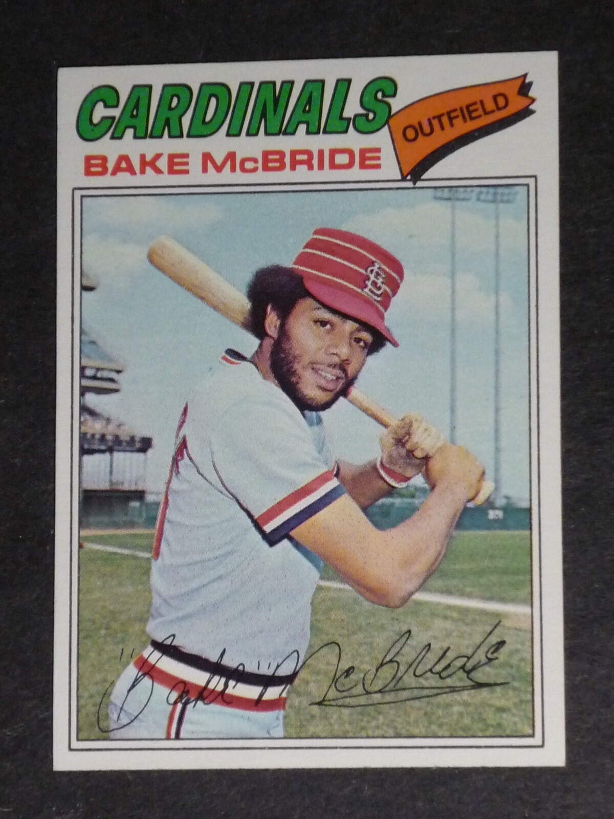 1977 Topps Bake McBride #516 Cardinals 003 NM/MT or Better