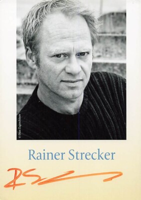 Rainer Strecker UH Movie Autograph Card Original Signed 9506 D