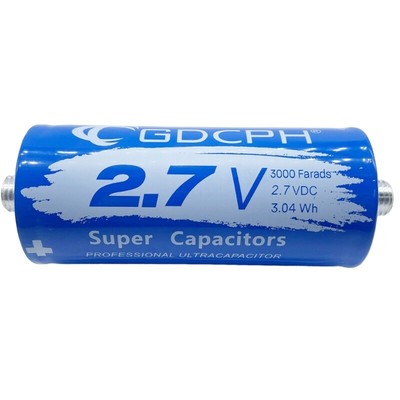 2.7V 3000F Super Capacitor Low ESR Ultracapacitor Power Supply 136mmX60mm