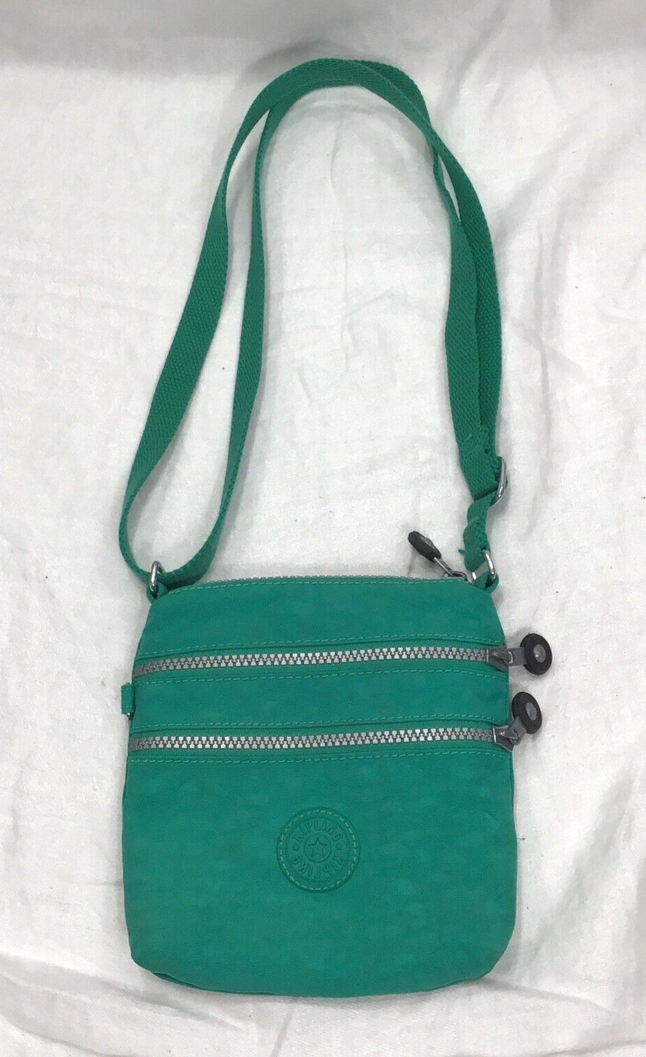 Kipling Mini Purse Green Rectangular Small Crossb… - image 1