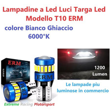 ALFA ROMEO 159 SW LUCI TARGA COPPIA LAMPADE TOP LED ERM 3030+3014 W5W T10 CANBUS