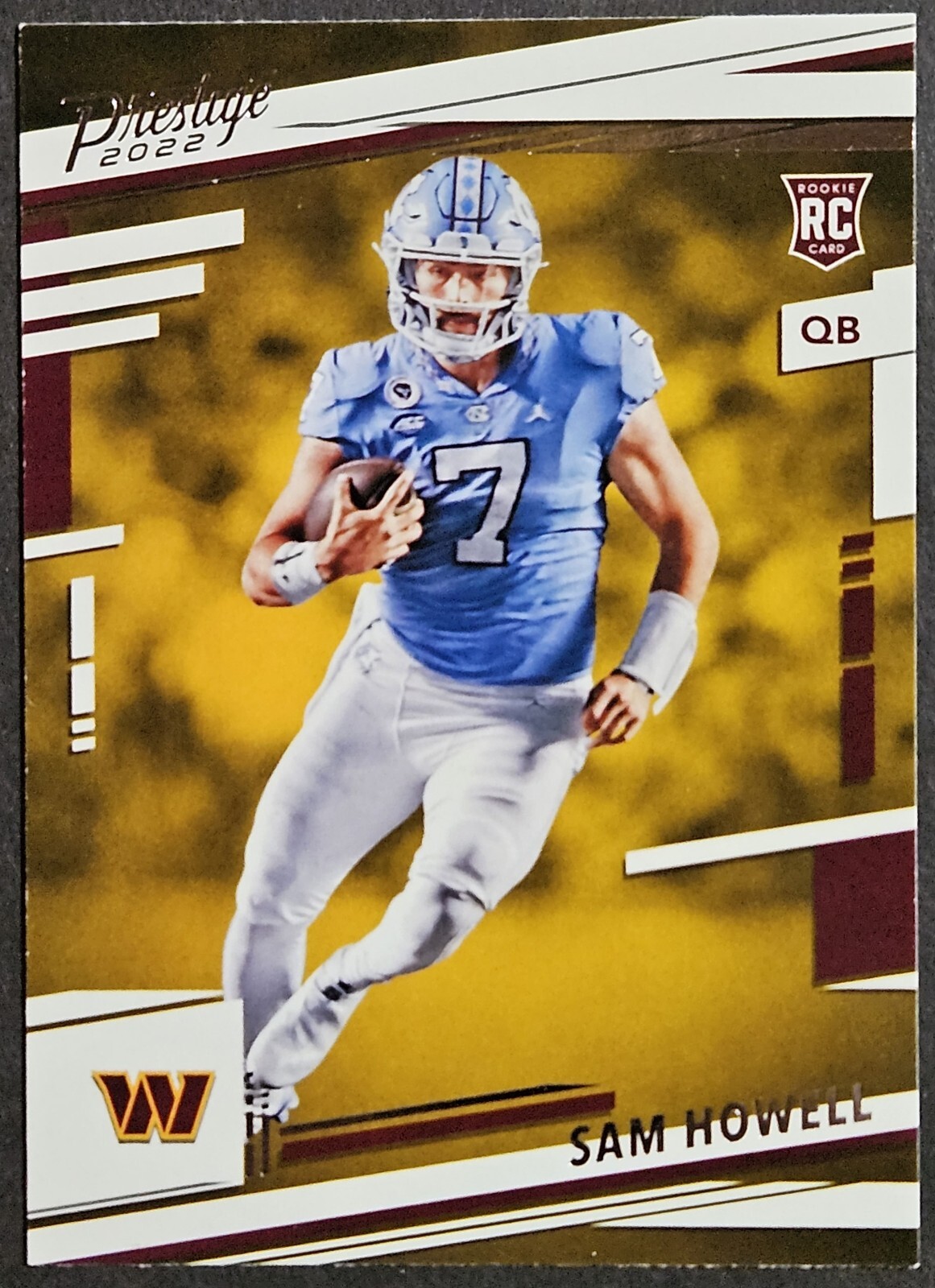2022 Panini Prestige #305 Sam Howell Rookie Card RC Washington Commanders