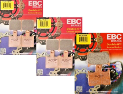Kawasaki ZX14R Concours 3 SETS EBC HH Front+Rear Brake Pads