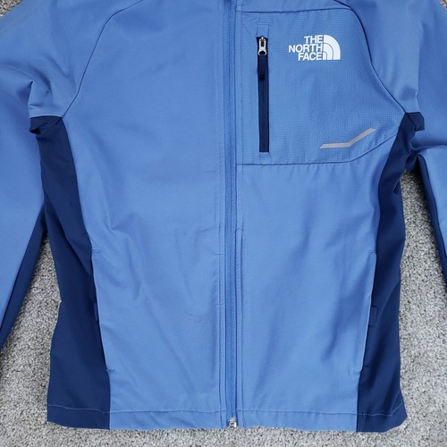 The North Face Jacket Boys Large 12 Blue Waterproof Full Zip Windbreaker - Picture 5 of 12