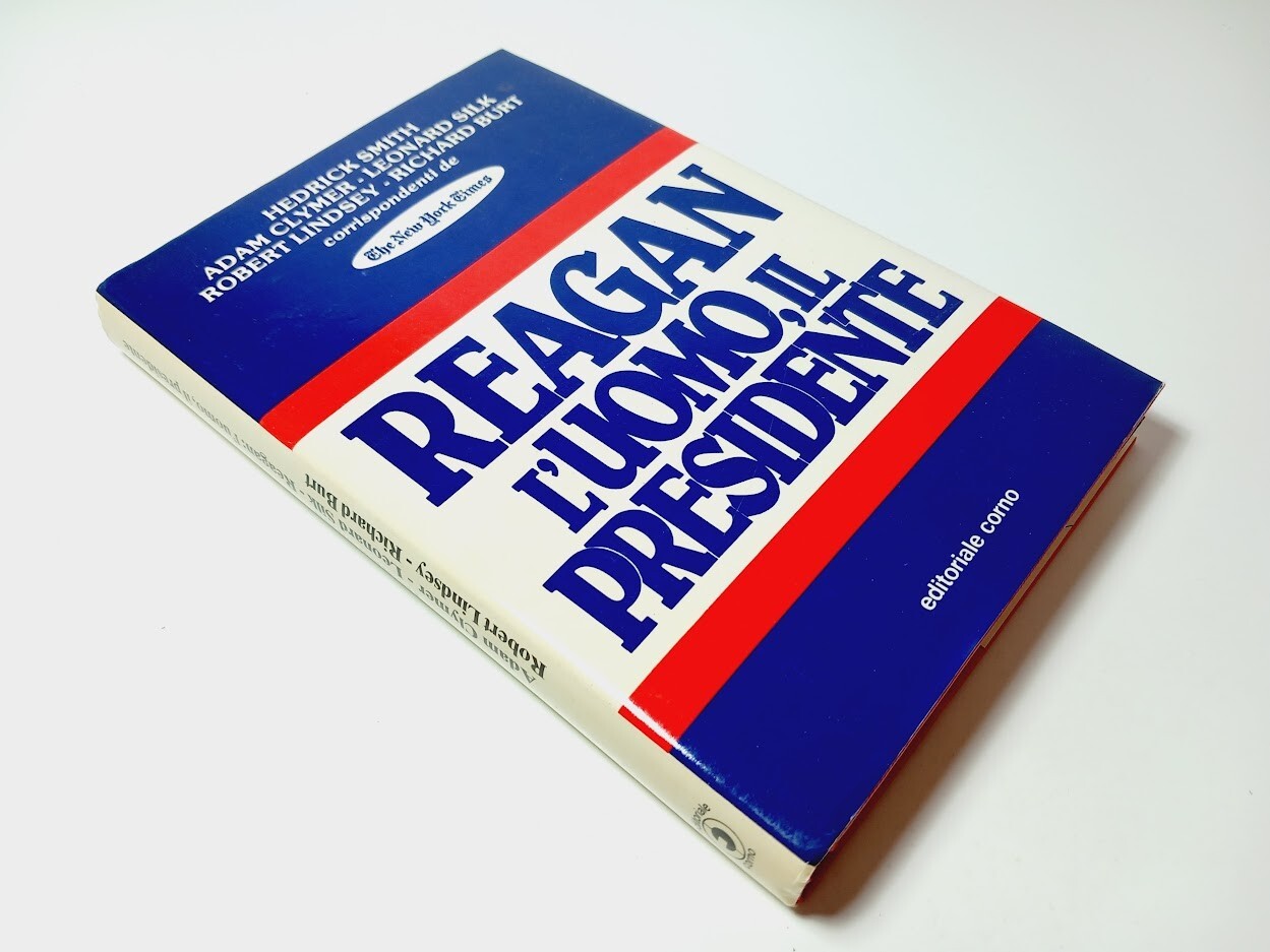Reagan L’Uomo Il Presidente Smith Clymer Silk New York Times EDITORIALE CORNO eBay