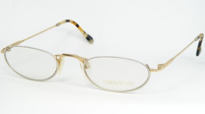 Cerruti 1881 C 1544 B GWM GOLD SILVER EYEGLASSES GLASSES FRAME C1544 49-23-145mm