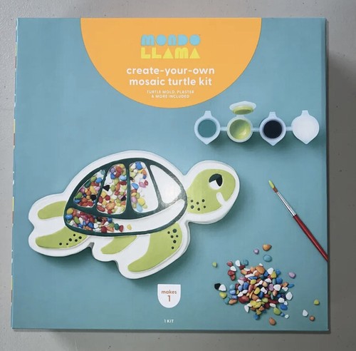Mondo Llama Create your own mosaic turtle kit BRAND NEW